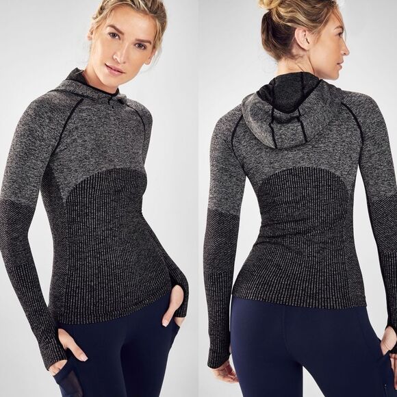 Fabletics Avaline Seamless Long Sleeve Hoodie - Picture 1 of 5